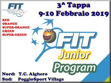 Fit junior program risultati 3^tappa tc Alghero.