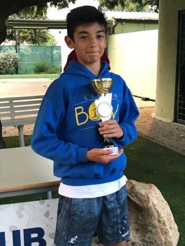 Nicolo’ Serra vince circuito under 14  tc Terranova Olbia …