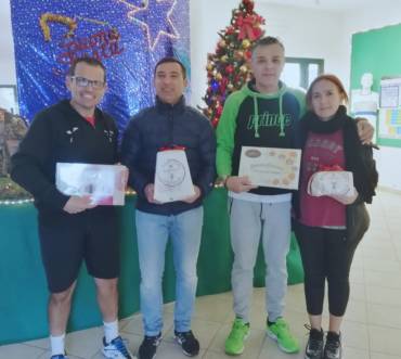 Torneo di Natale 2019 vincono Calise-Dettori (gold) e Monte-Delogu (silver).